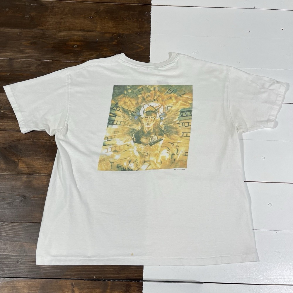 Vintage 90s Toad The Wet Sprocket Fear White T-Shirt Mens Size XL Promo Album